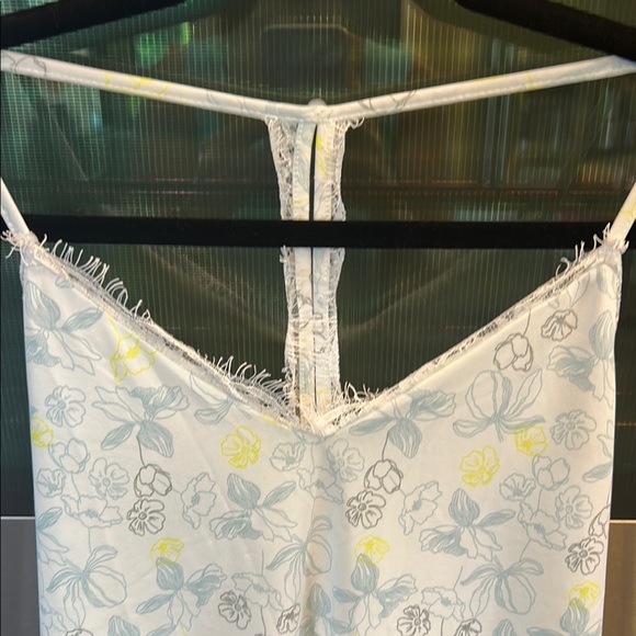 Nanette Lepore White and Yellow Chemise‎ with Floral Design - Picture 2 of 6